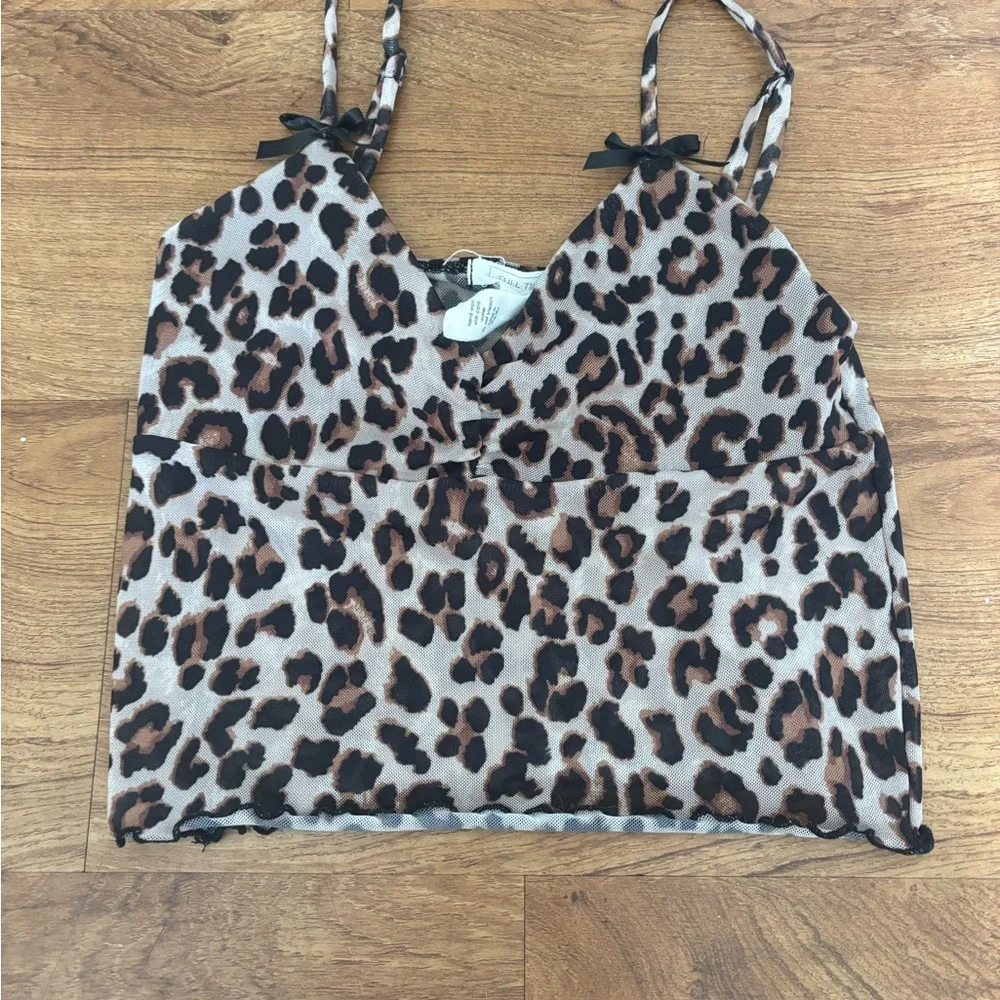 Leopard Print Cami Top - Picture 1 of 1